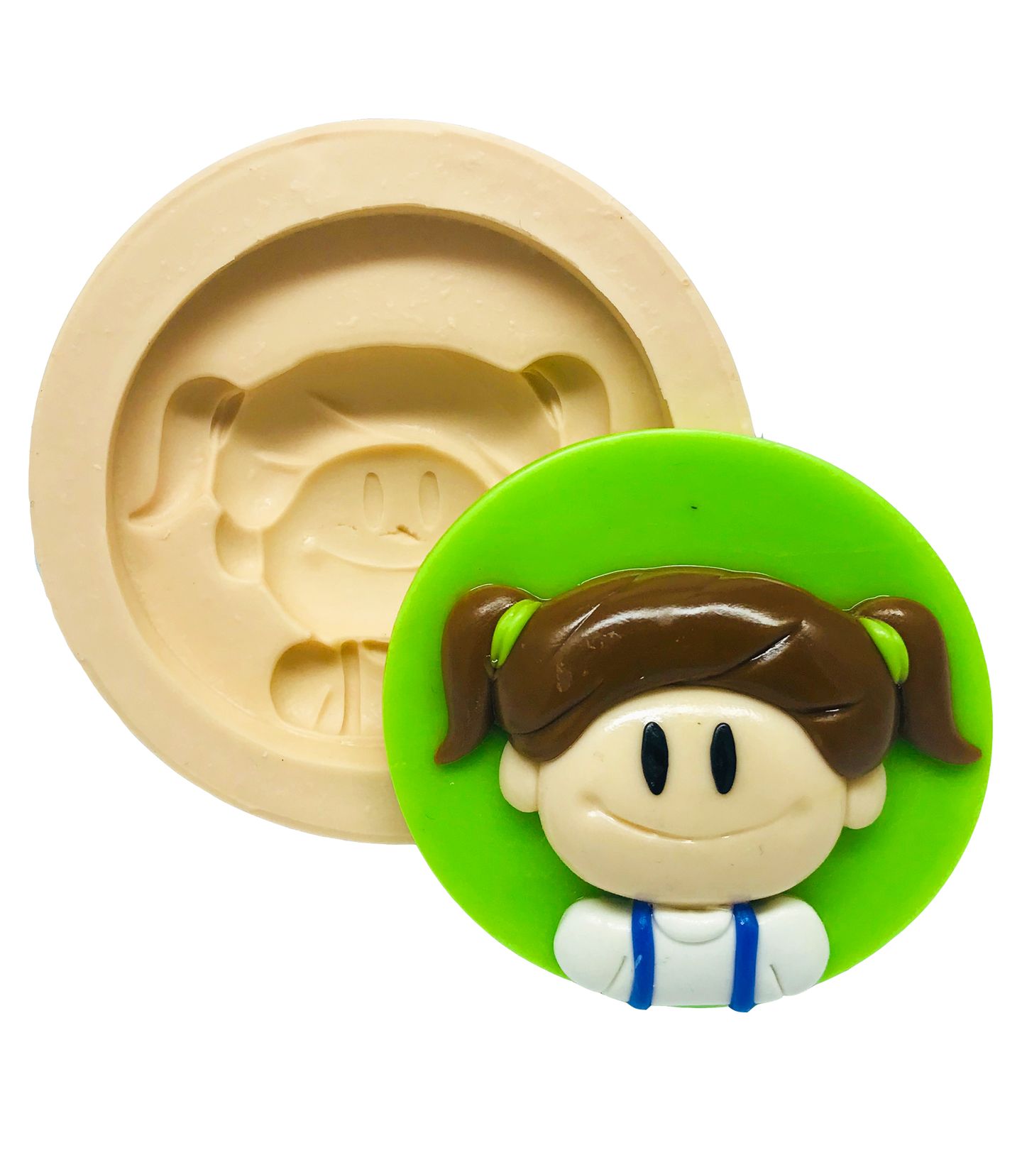 Galinha Pintadinha com Base - Rosto Mariana - Grande -  P501