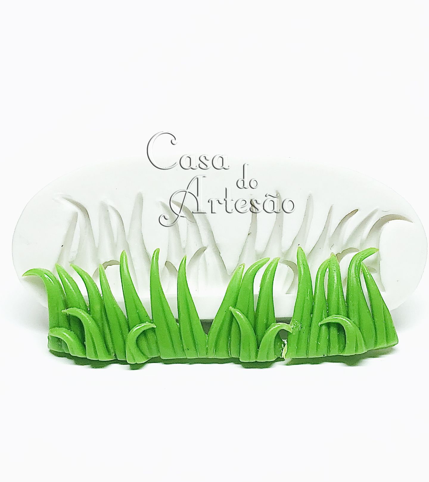 Molde de silicone - Grama Media - P210/P898