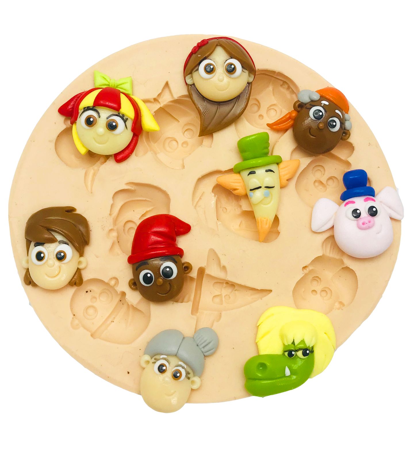 Sitio do Pica Pau Amarelo - Rosto Persnonagens - Pequeno - P478