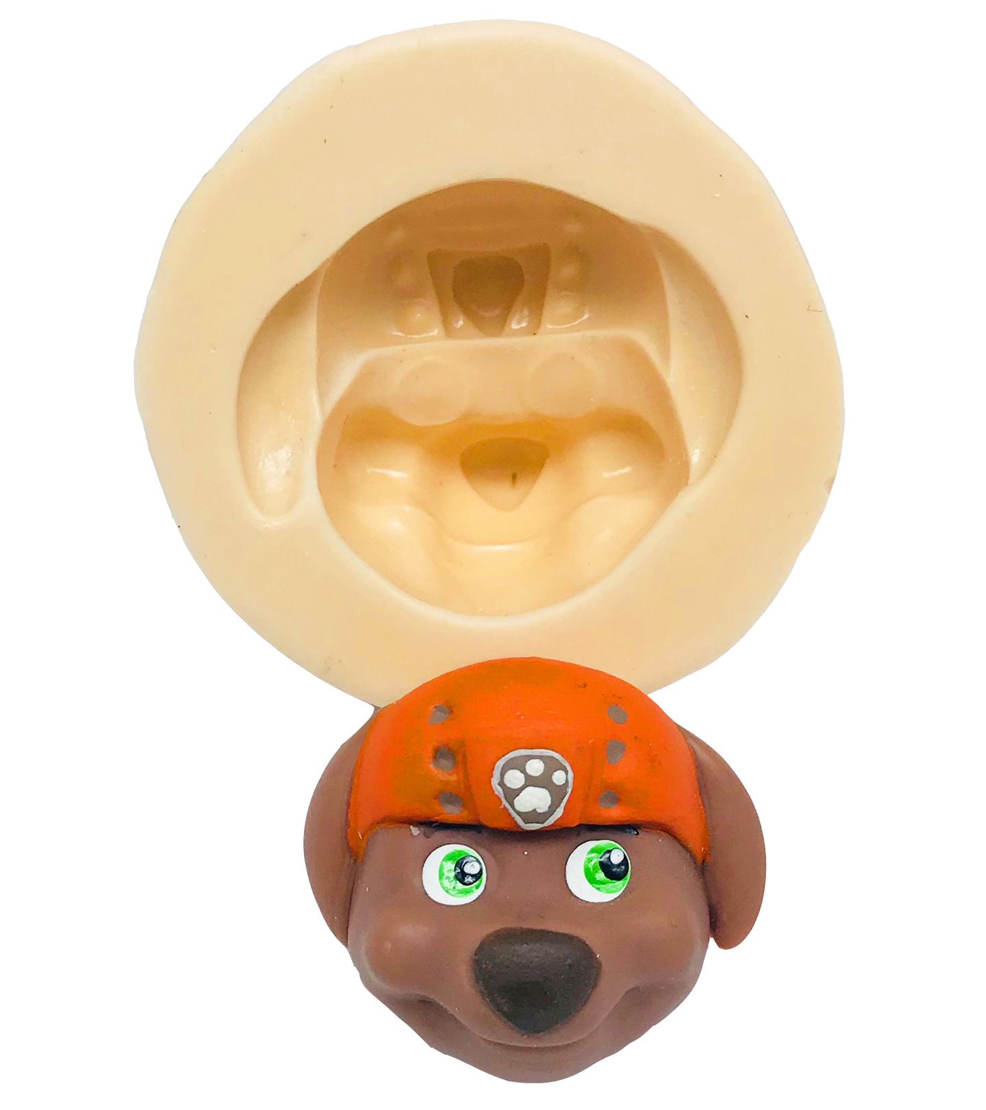 Molde de silicone - Patrulha Canina - Rosto Zuma - Medio - P264 / P284