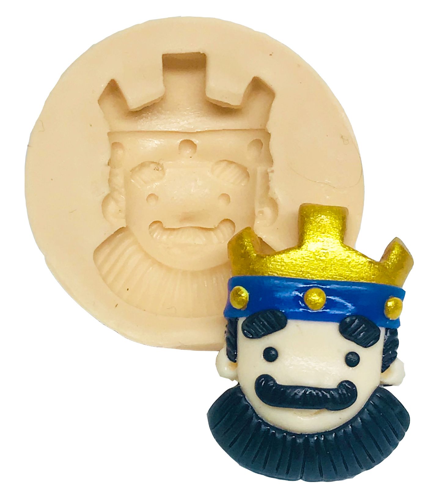 Clash Royale - Rosto Rei Mod.01 Baby - Pequeno - P509