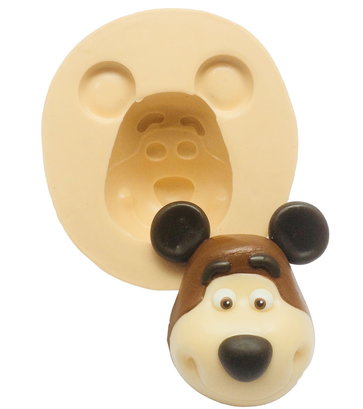 Masha e o Urso - Rosto Urso - Extra Grande