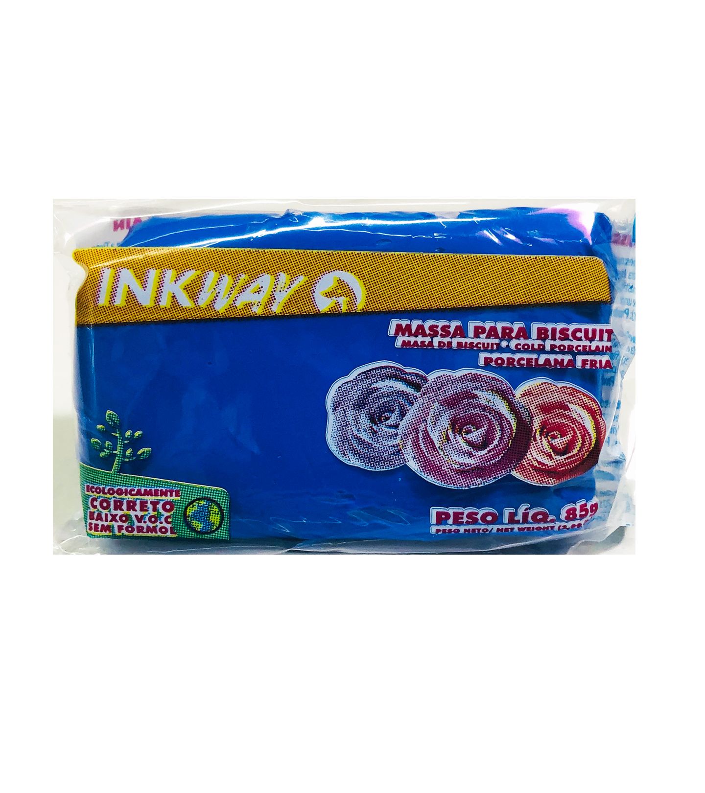 Massa p/ Biscuit - Inkway - Colorida - 85 g