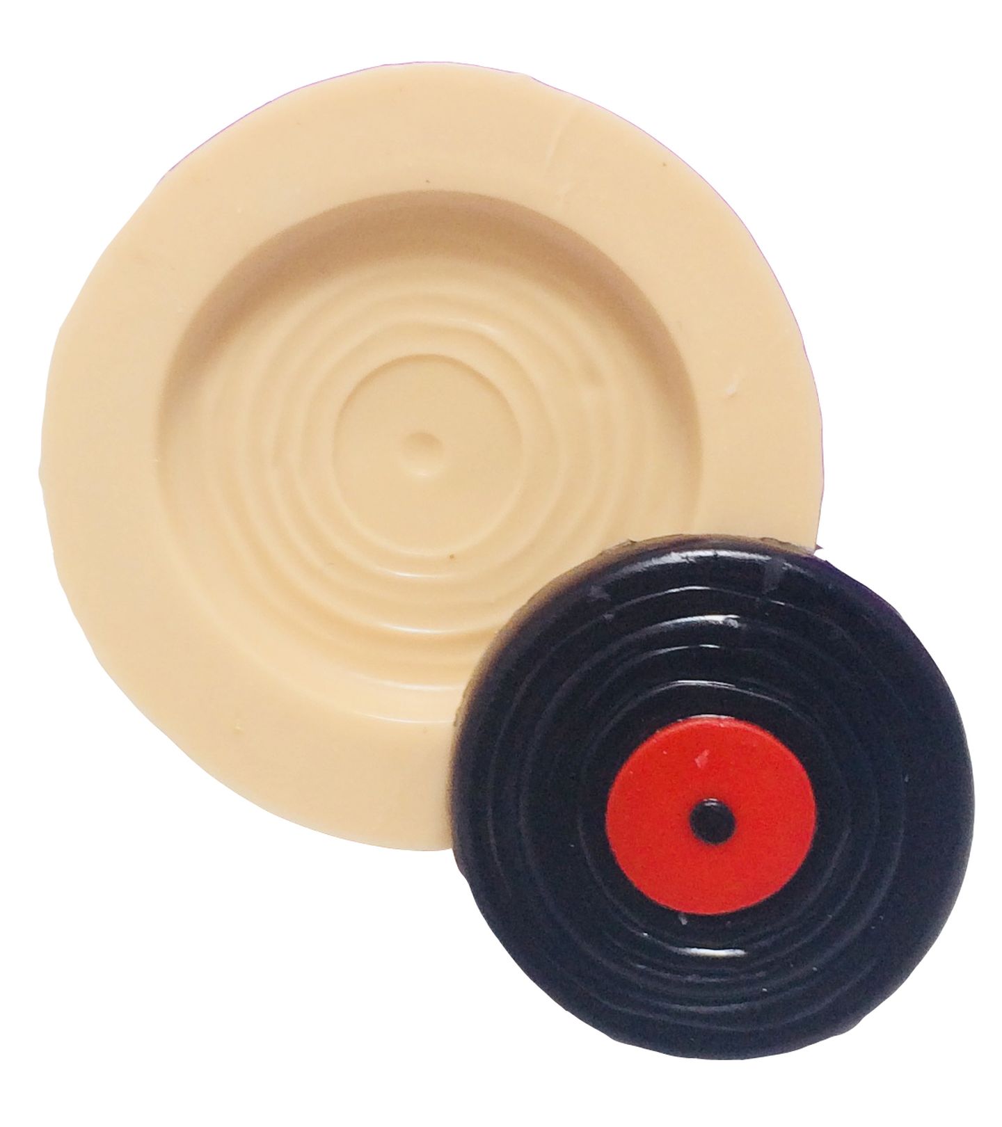 Molde de silicone - Rock - Disco Vinil - Pequeno - P400