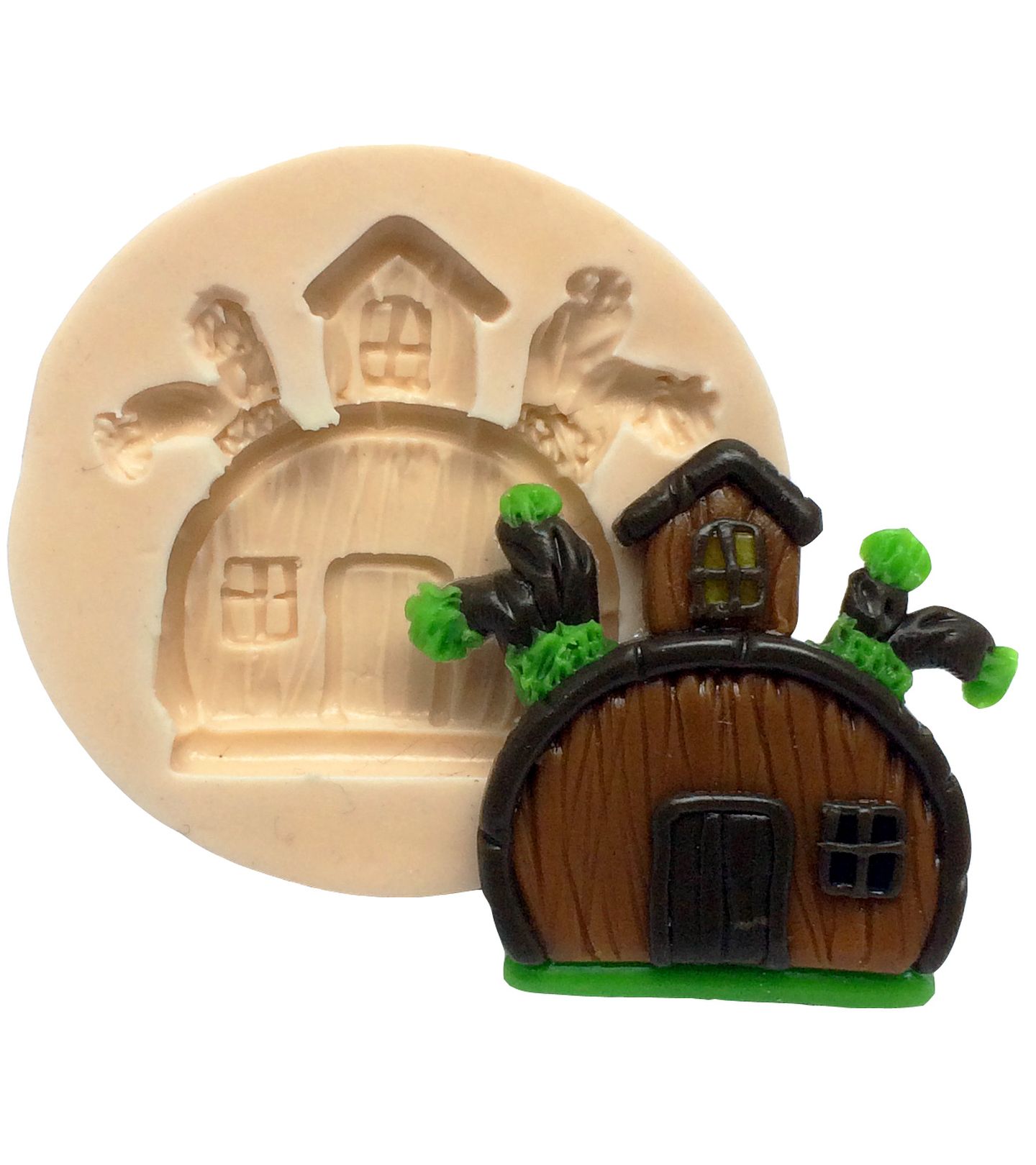 Molde de silicone - Masha e o Urso - Casa do Urso - Media - P171 / 199 / 200