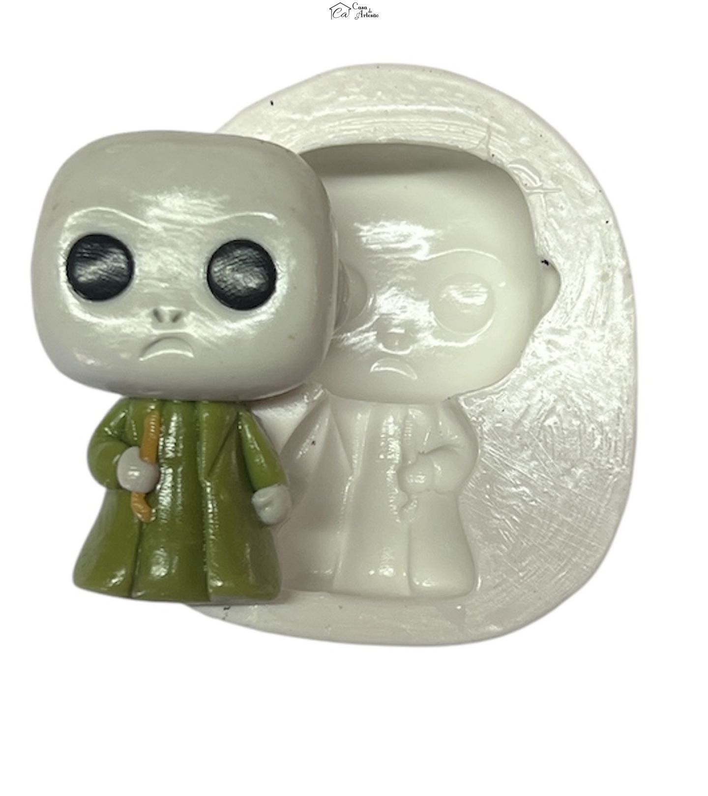 Molde de silicone - Harry Potter - Funko Pop Mini - Voldemort - P1255