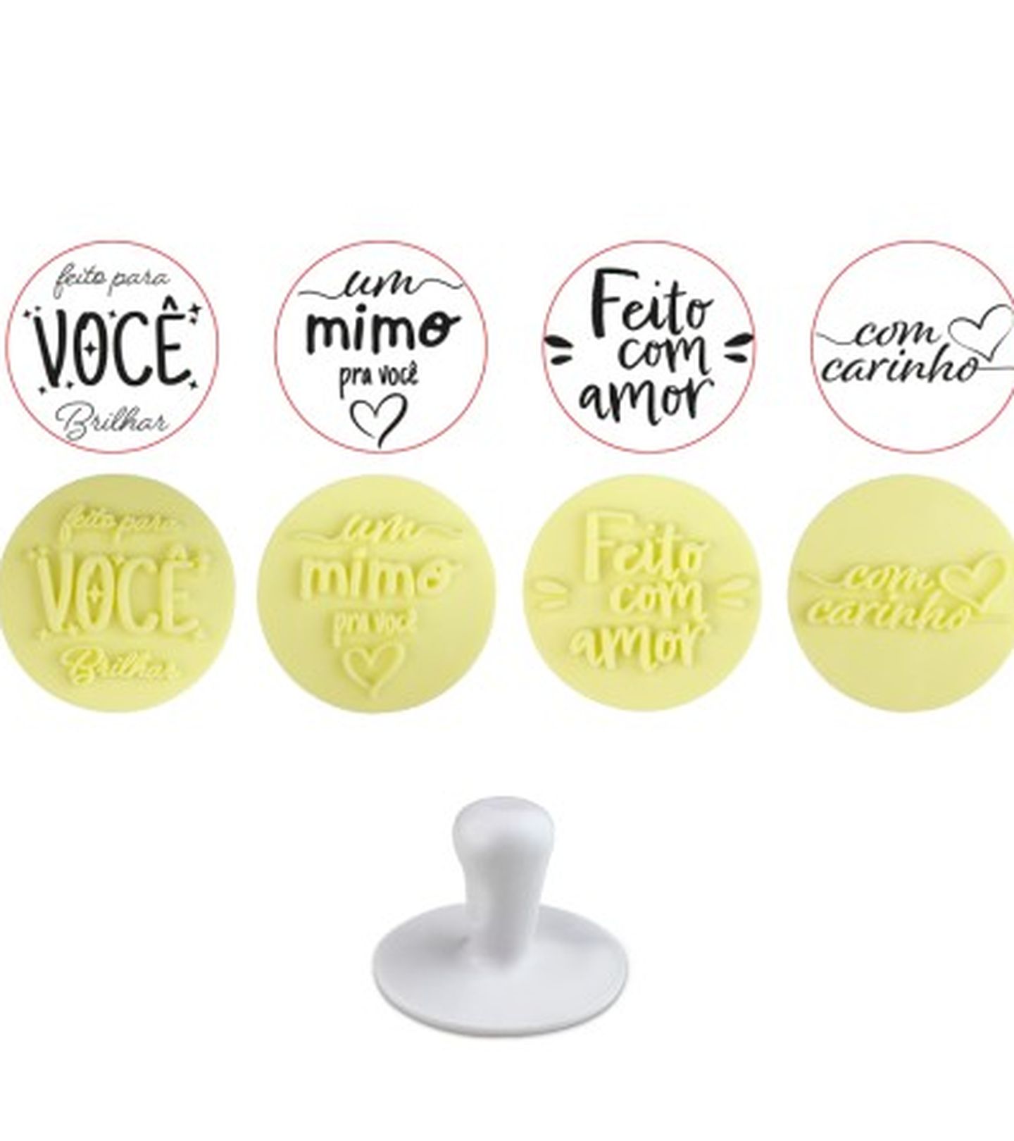 Carimbo Blue Star - Diâmetro 5,0 cm - Kit Frases Mimos - Cod.1867