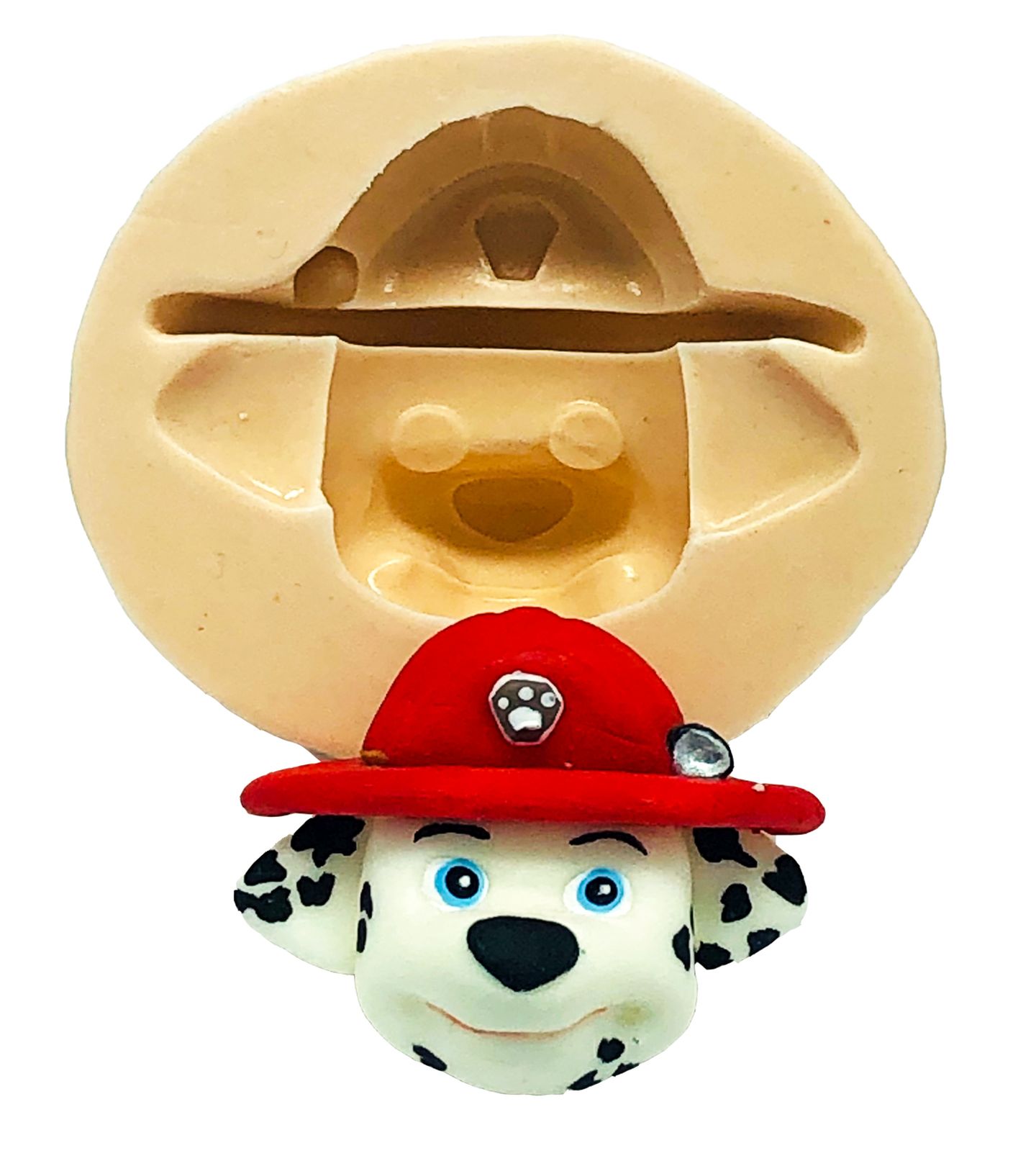 Molde de silicone - Patrulha Canina - Rosto Marshall - Medio - P264 / P284