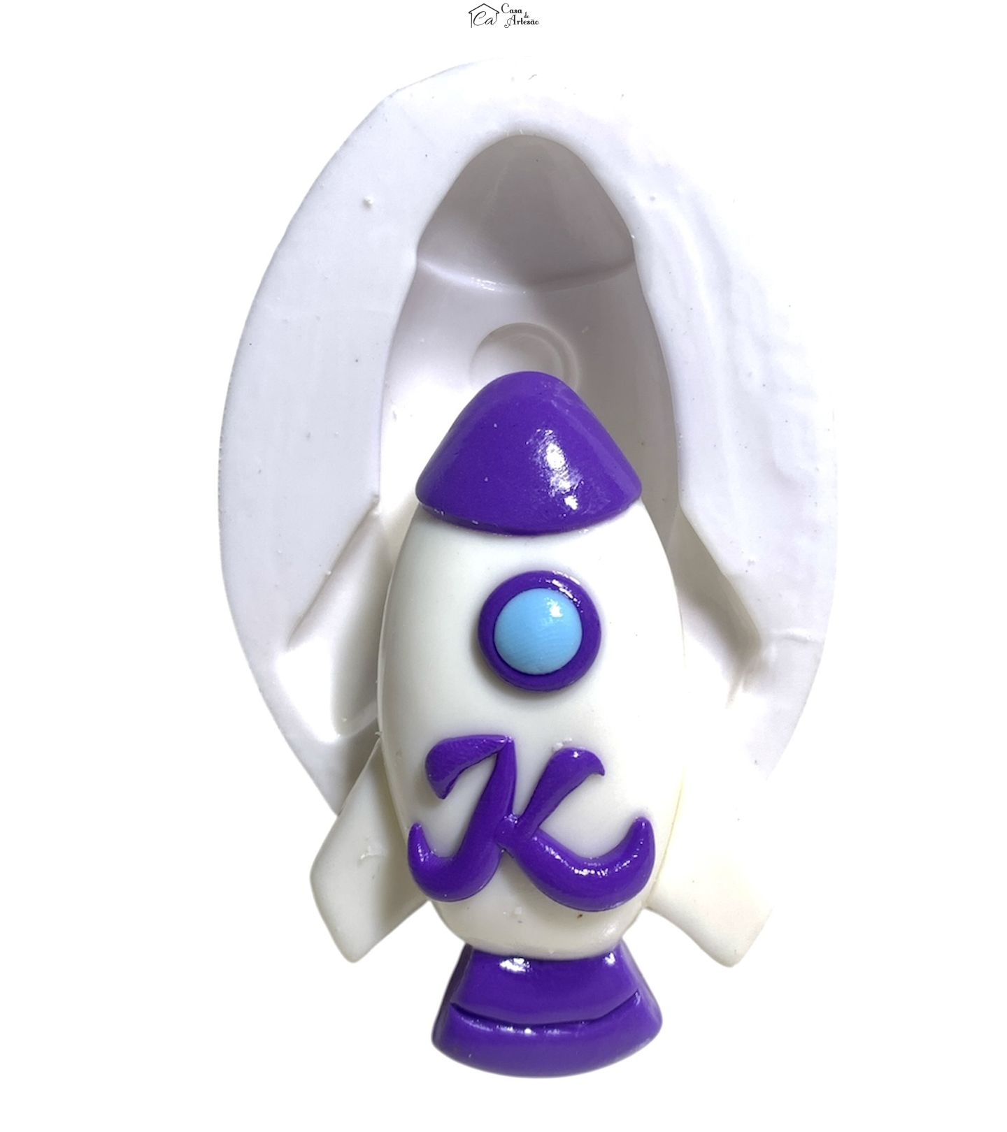 Molde de silicone - Emilly Vick - Foguete - Grande - P1259