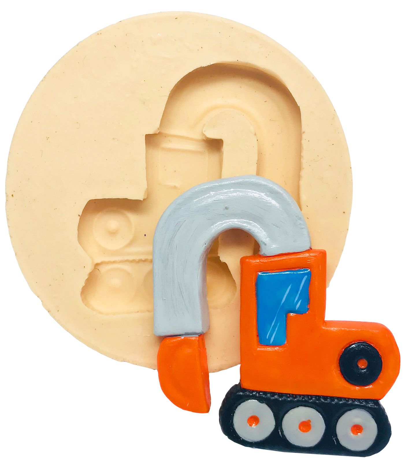 Meios de Transporte - Retroescavadeira - Medio - P473