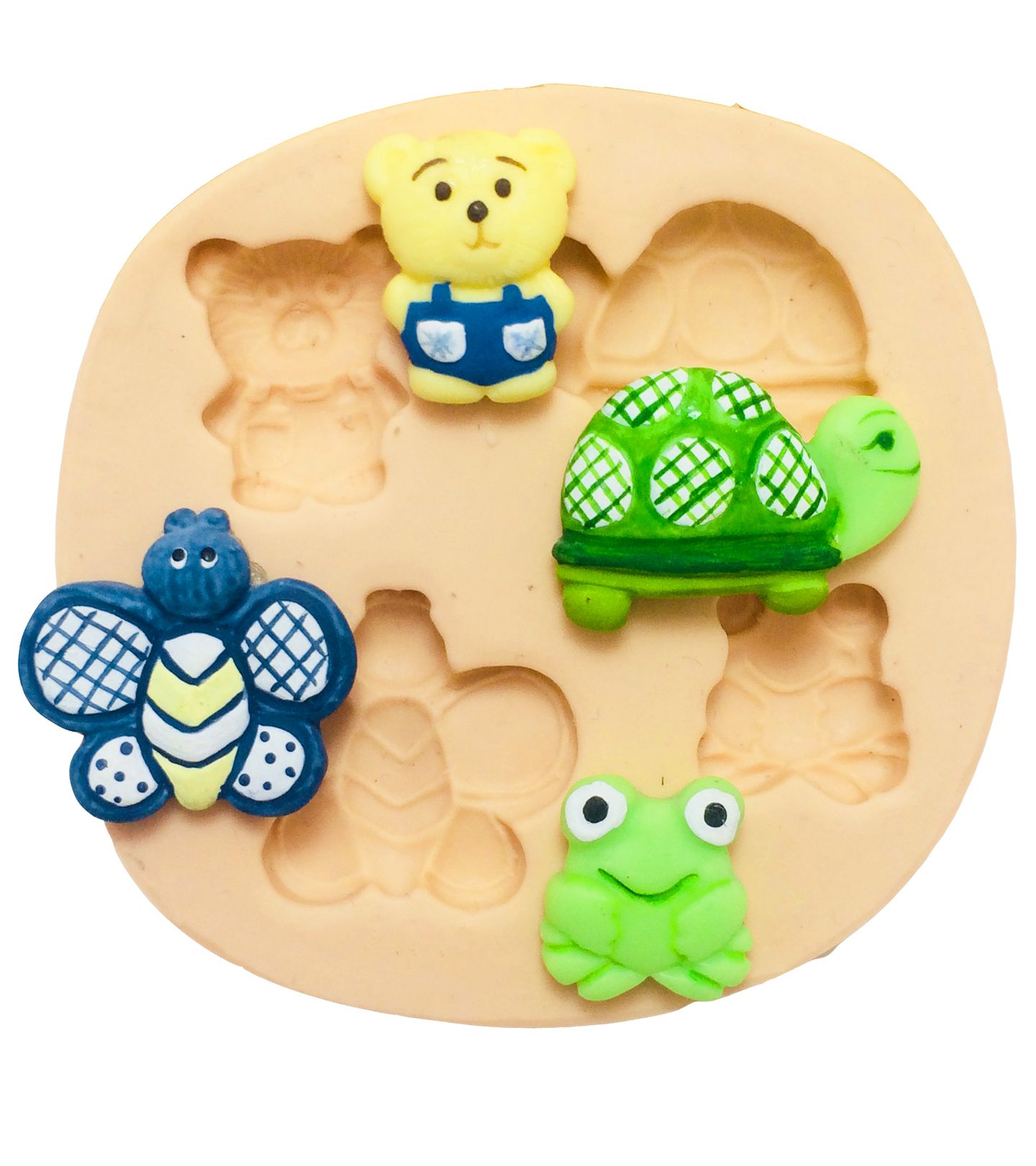 Urso, Borboleta, Sapo, Tartaruga