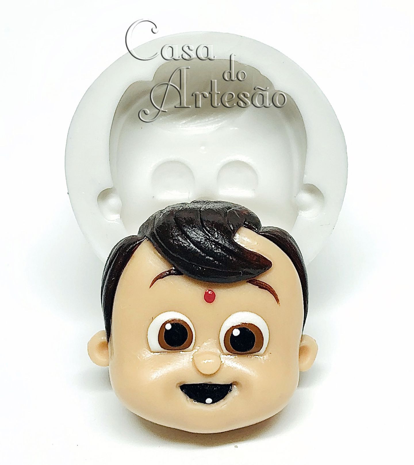 O Pequeno Poderoso Bheem - Rosto Bheem - Medio - P903