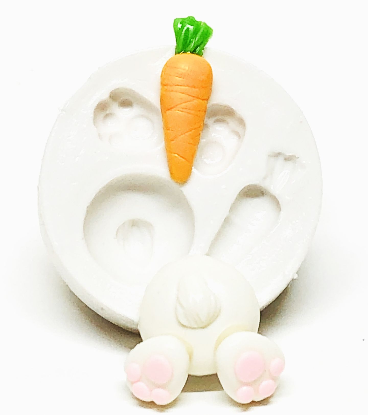 Molde de silicone - Coelho Escondido - Pequeno - P132 / P59 / P748