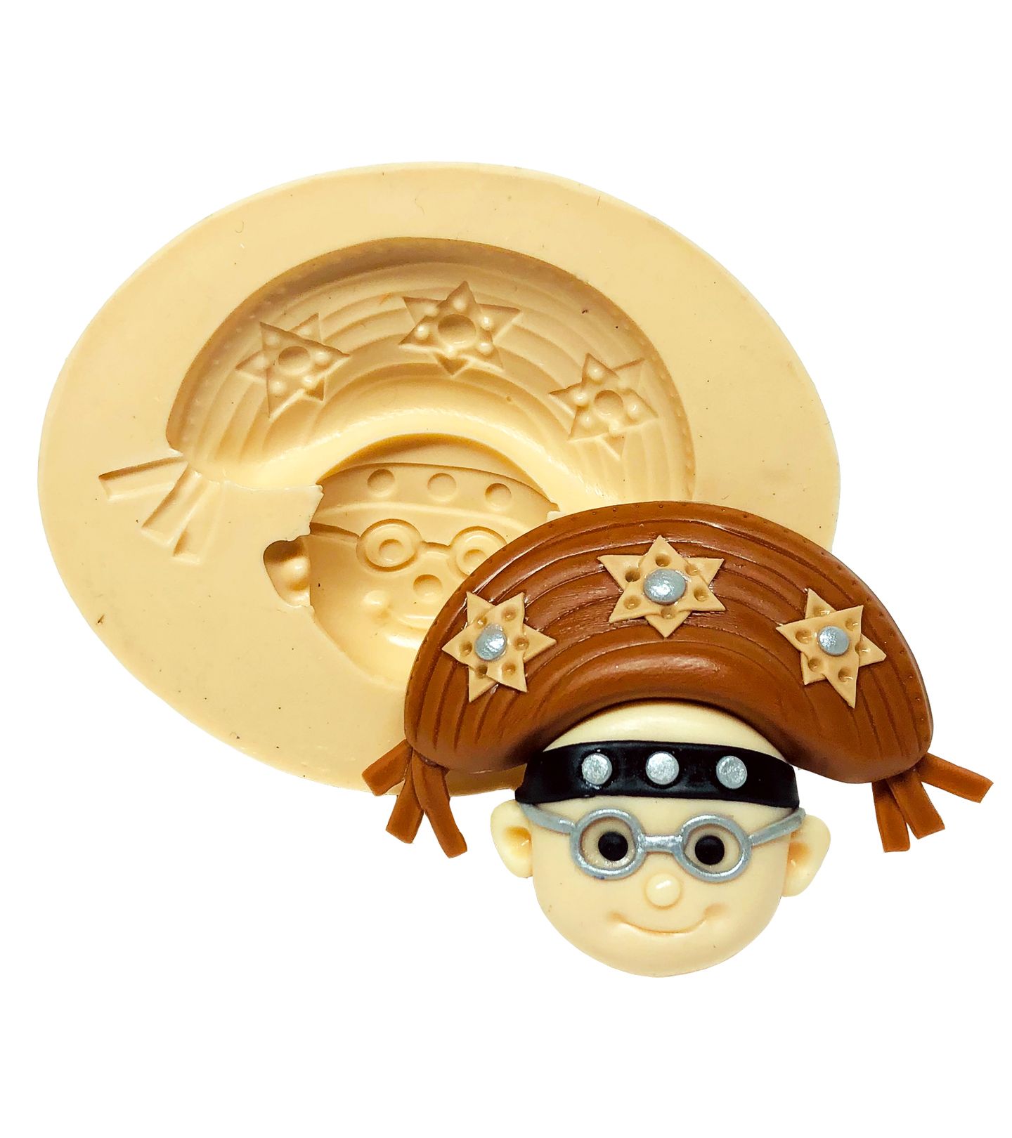 Tradições Nordestinas - Rosto Cangaceiro - Gd - P666