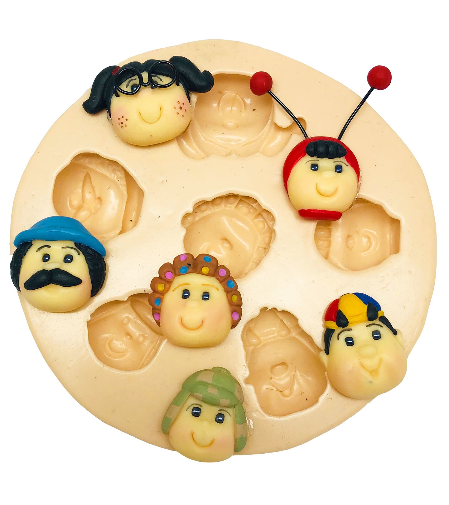 Molde de silicone - Seriado Chaves - Rostos