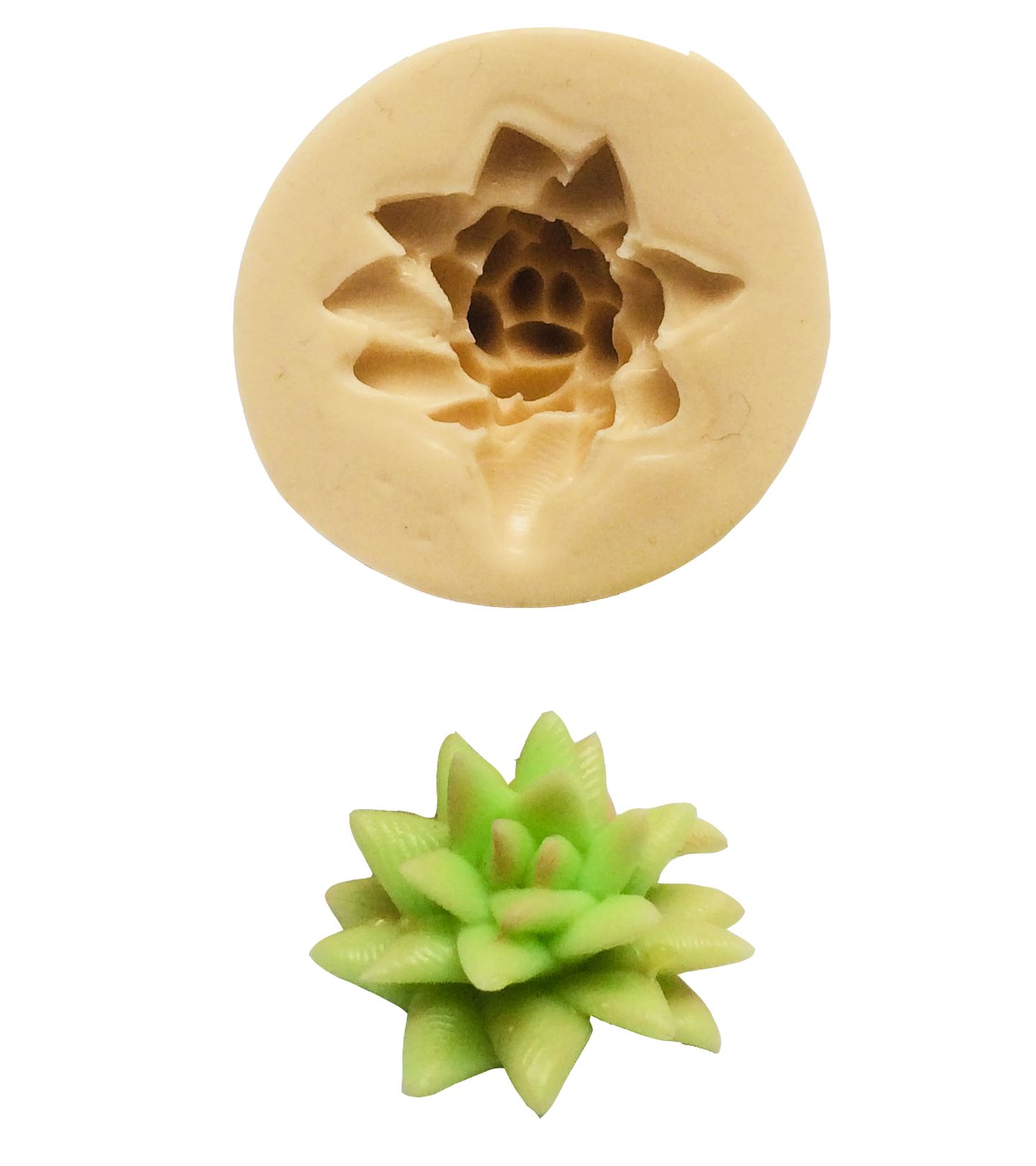 Molde de silicone - Suculenta - Media - Mod.03 - P359/P658